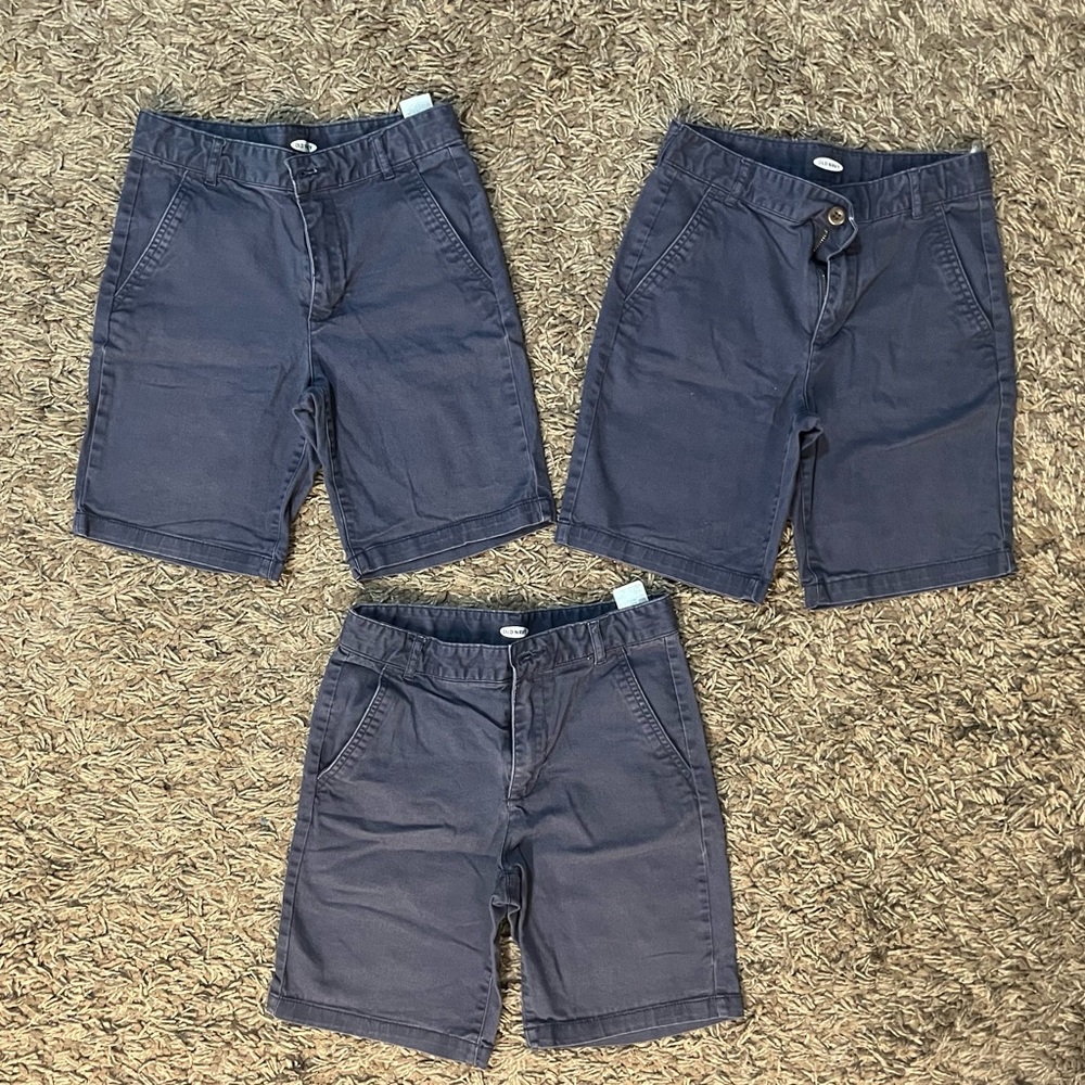 Boys Navy Blue Old Navy School Uniform Shorts, Sz 12